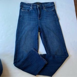 Liverpool Womens The Stove Pipe Jeans Sz 6 Blue High Rise Cropped